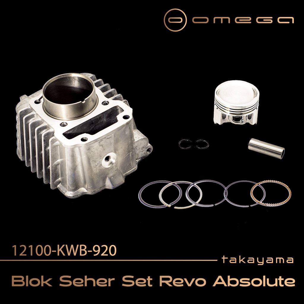 Takayama Cylinder Block Assy / Blok Mesin Seher Set Revo Absolute