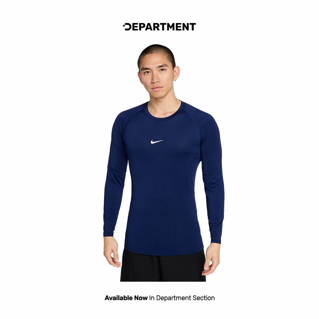 NIKE Kaos lengan Panjang Training Pria DRI-FIT LONG-SLEEVE FB7920492 ORIGINAL