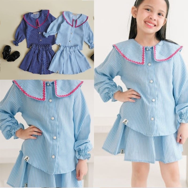 EUNOLA - Mariposa "Girl" l Setelan Baju Anak Perempuanl I Setelan Baju Anak Rok