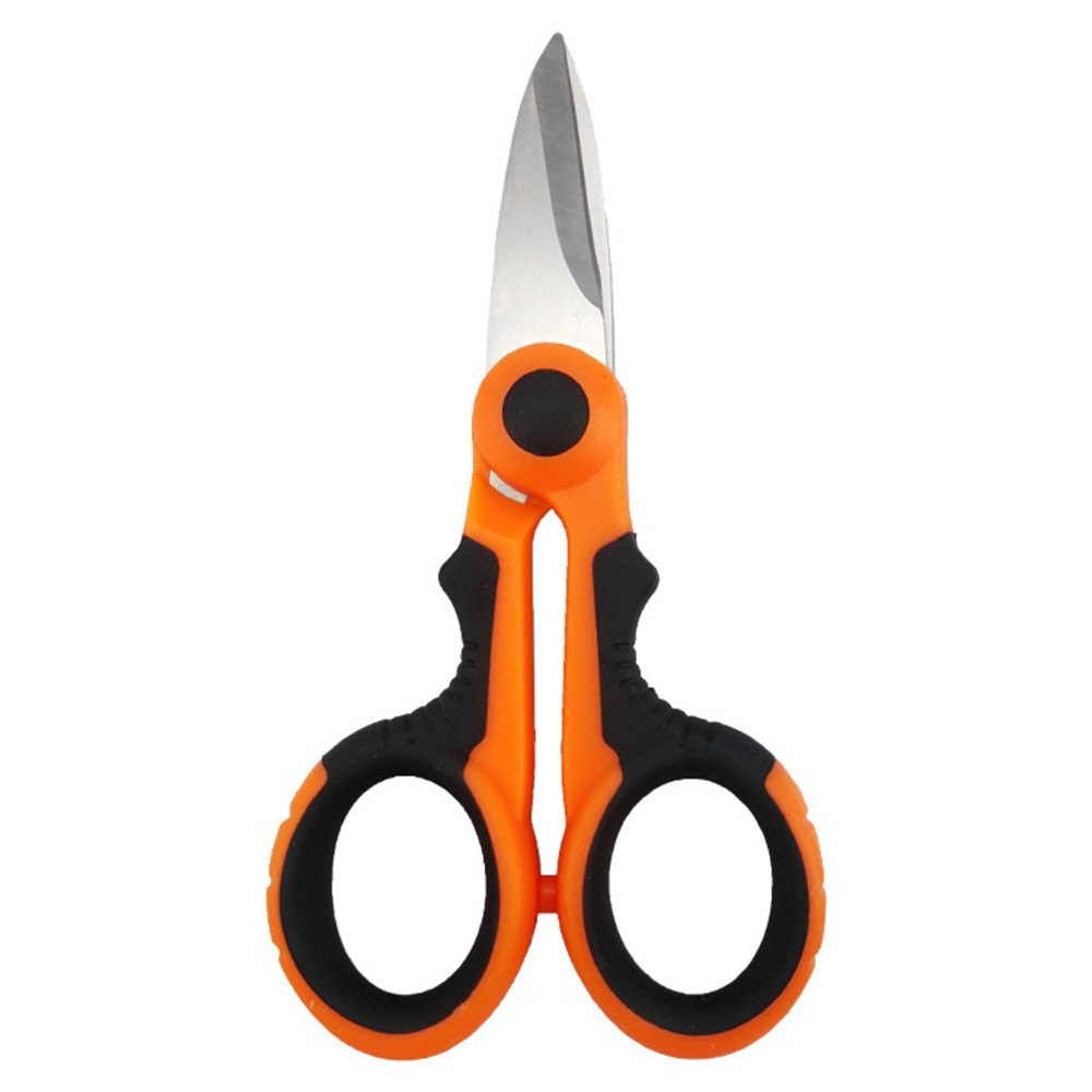 

New High Carbon Steel Scissors Household Shears Tools Electrician Scissors Stripping Wire Cut Tools for Fabrics, Paper and Cable