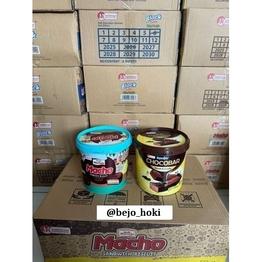 

( Paket isi 2 ) Marindo Black Cookies/ Choco Bar / Macho Jar 320gr