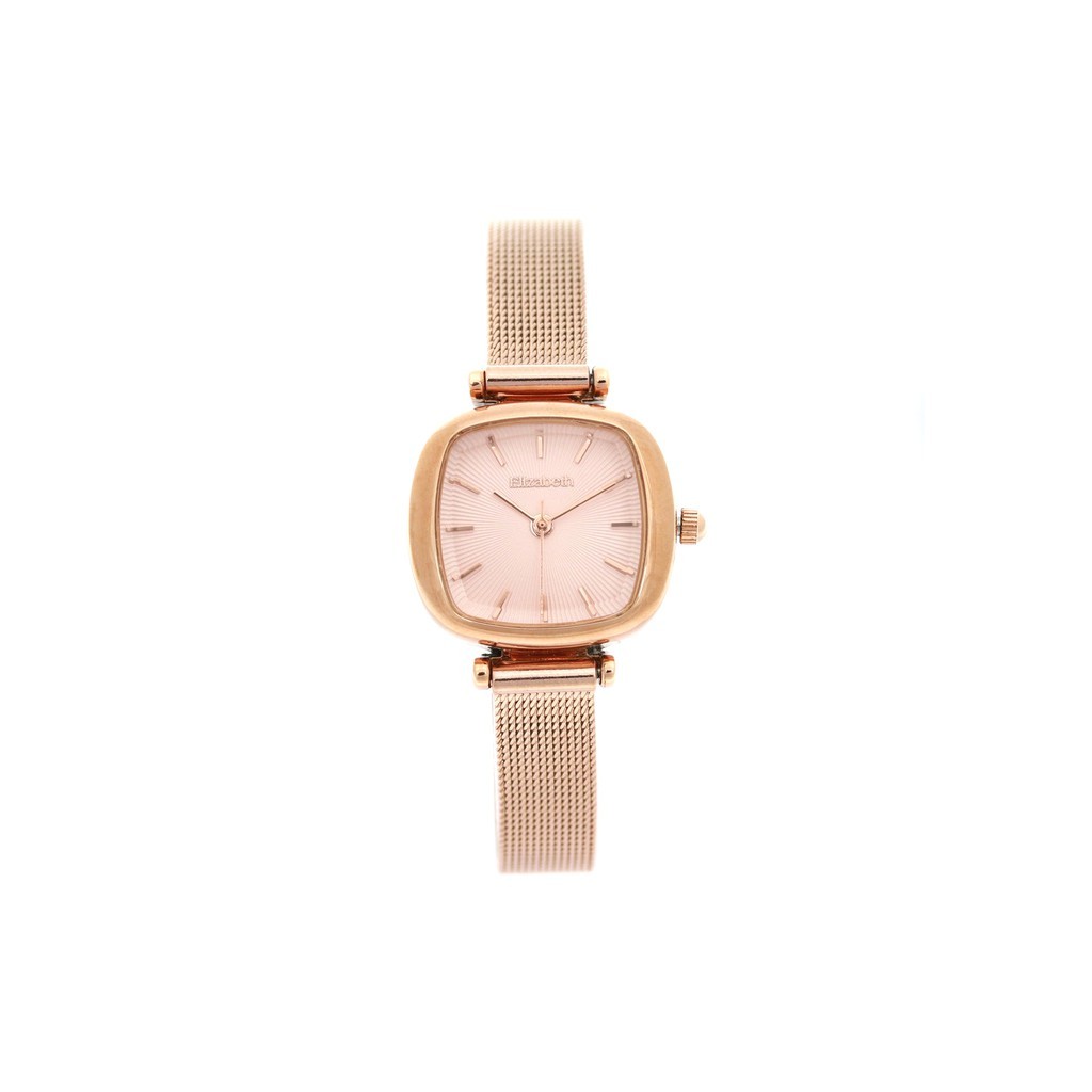 [HARGA SPESIAL] Jam Tangan Elizabeth – Mesh Strap 2203-0514 Rose Gold