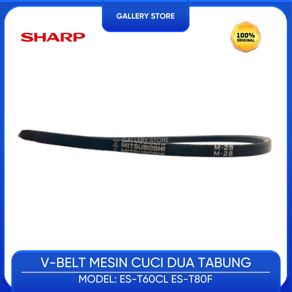 Karet V-Belt Belting M-28 MESIN CUCI SHARP 2 TABUNG