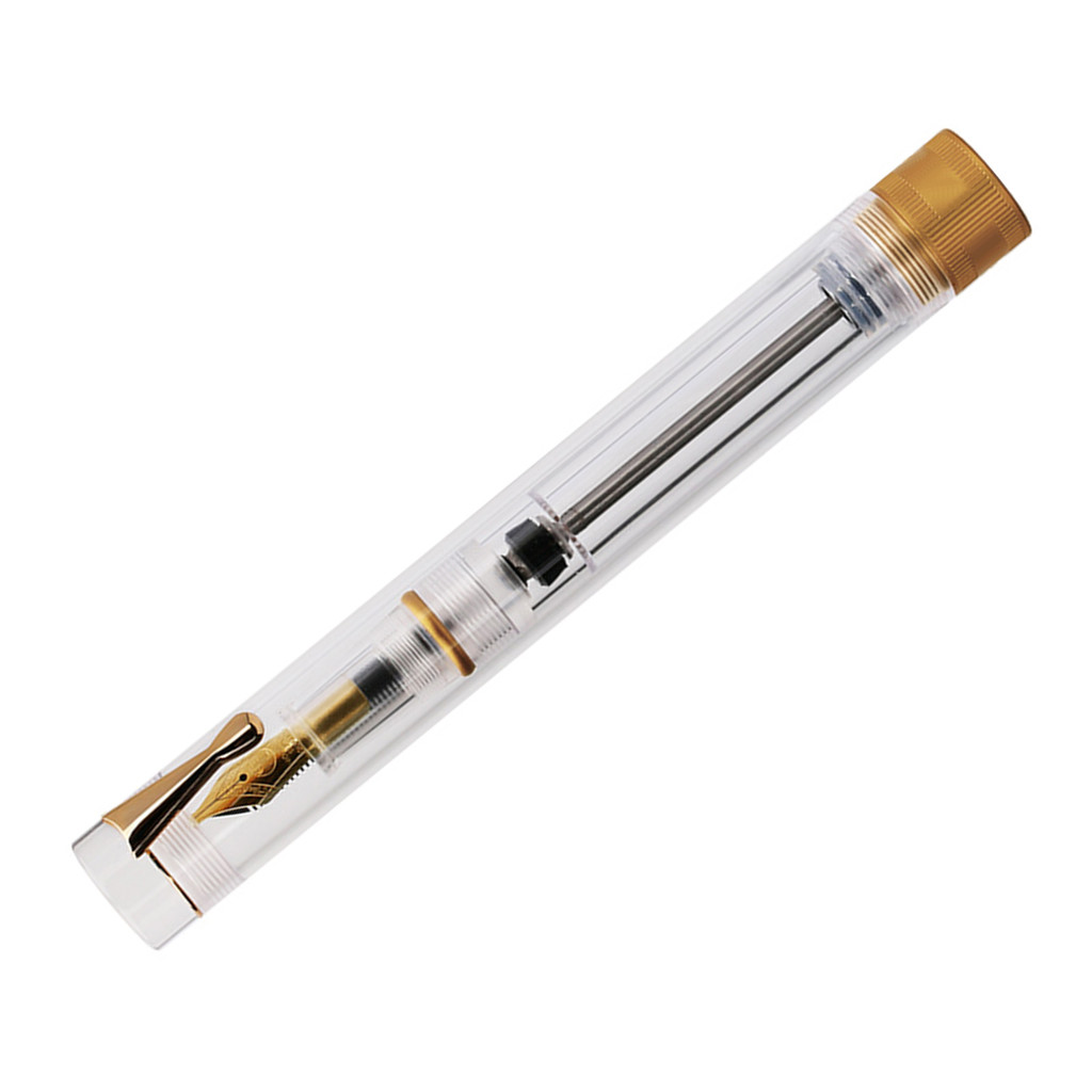 

Majohn V1 Transparent Resin Fountain Pen EF/F Nib Vacuum Filling Ink high-quality Writing Pen Set for School Office Supplies