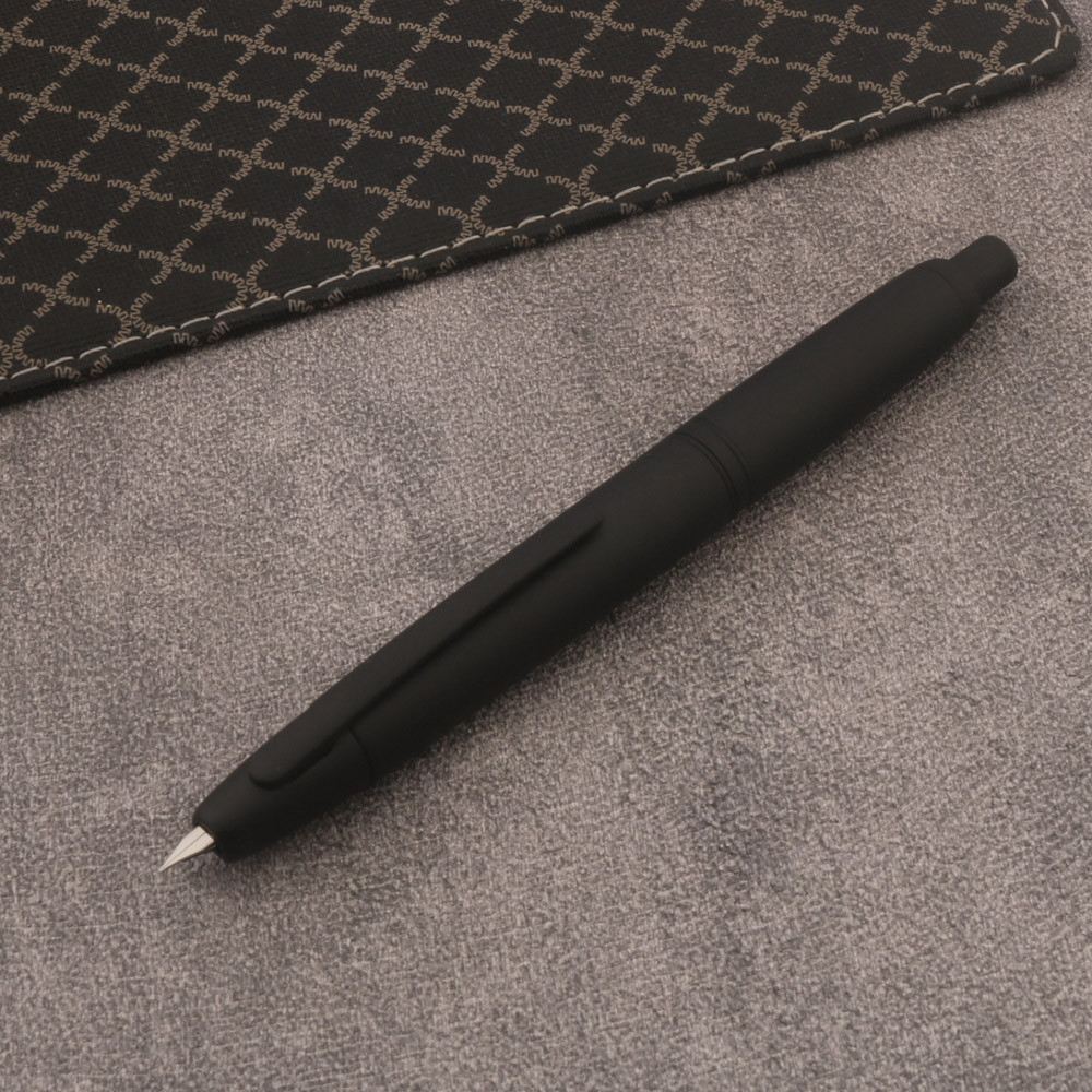 

1pc JinHao 10 metal Fountain Pen Press matte black F/EF Nib Stationery Office School Supplies Gift clicking Pen