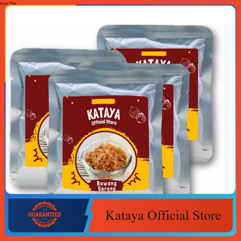 

[ 20 SACHET] PAKET USAHA BAWANG GORENG 40gr X 20 SACHET