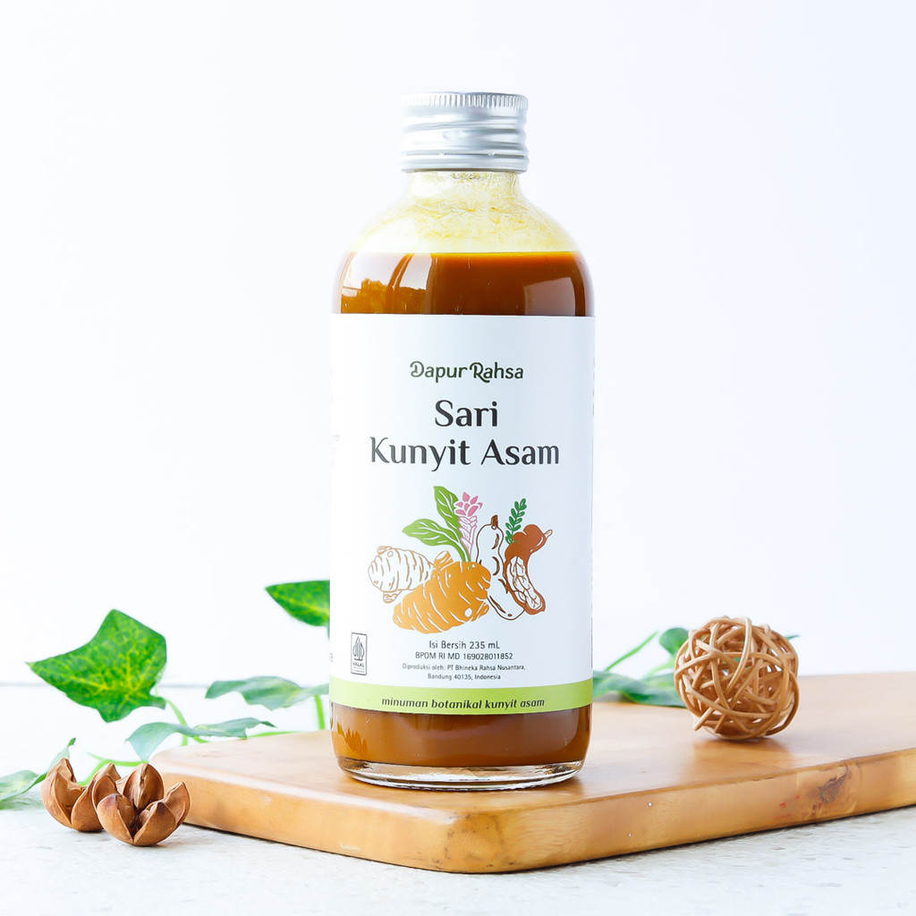 

235ML Sari Kunyit Asam Minuman Jamu Konsentrat - RAHSA NUSANTARA