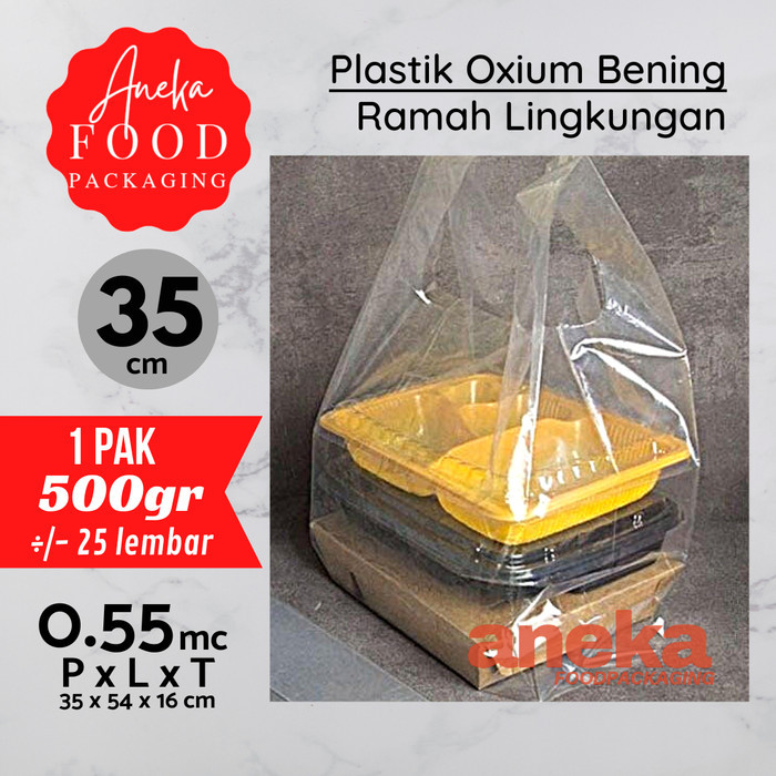 

Kresek oxium kantong eco friendly go green ramah lingkungan uk. 35