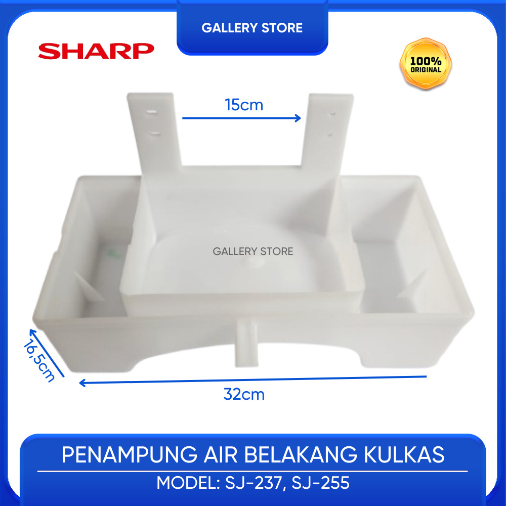 TAMPUNGAN AIR KULKAS SHARP 2 PINTU SJ-237 SJ-225