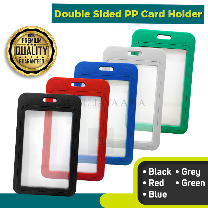 

[ MJA ] Vertical Double Sided Id Holder Jacket Case For Cards