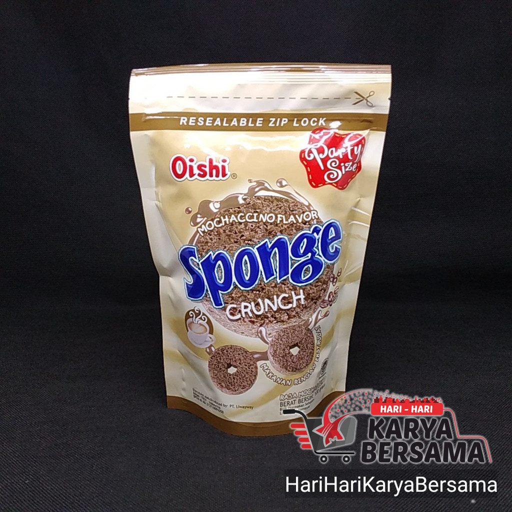 

MAKAN RINGAN OISHI SPONGE CRUNCH MOCHACCINO FLAVOR 100GR