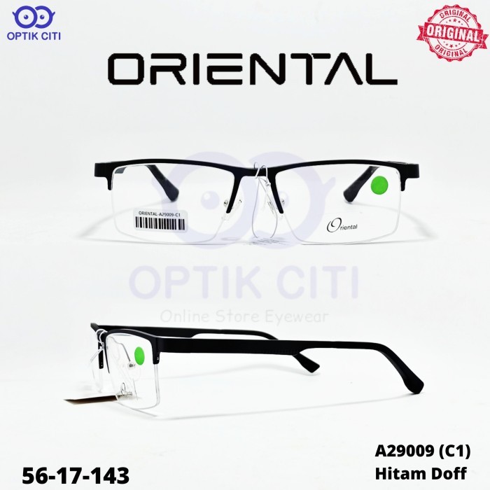 Frame Kacamata pria sports Oriental 29009 half frame original