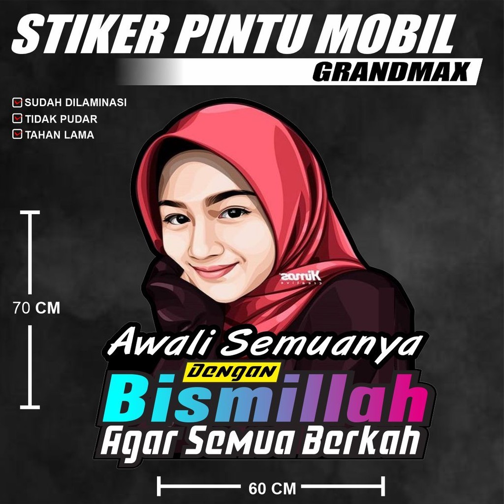 STIKER PINTU PICK UP GRANMAX / DECAL STIKER PINTU MOBIL CARRY L300 / STIKER PINTU PICK UP/STIKER MOB