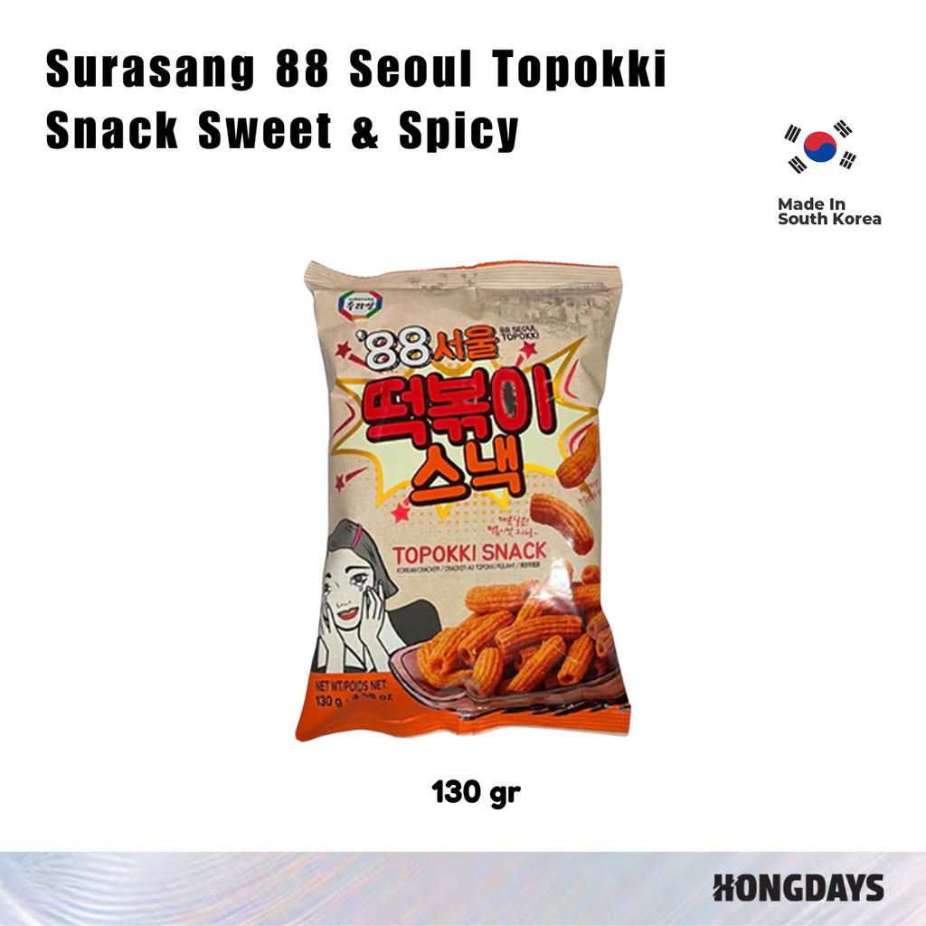 

Surasang Topokki Snack Sweet & Spicy 130g - HONGDAYS