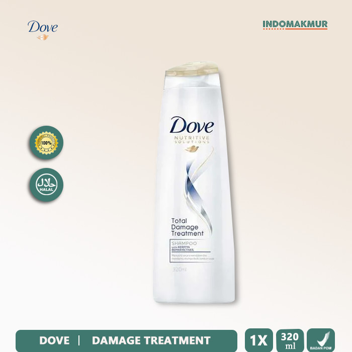 IDM - Dove Shampo Total Damage & Hair Fall - 320ml