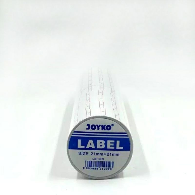 

I* Kertas Mesin Label Harga - Label Roll Harga 21x21mm LB-2RL 1 Baris Kertas Label Harga Mesin