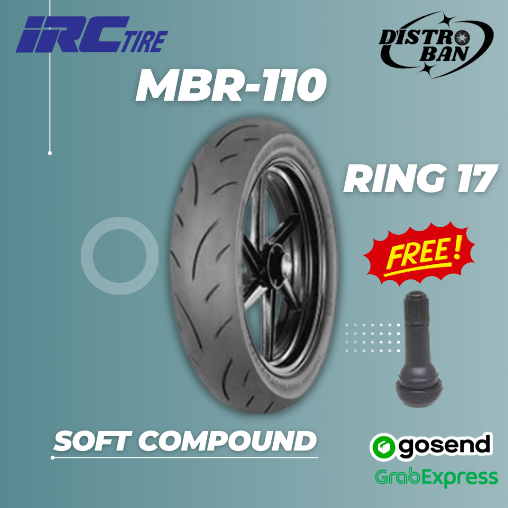 Ban Motor RIng 17 IRC MBR 110 90/80-17 Vixion Sonic Satria Fu Jupiter Revo Supra