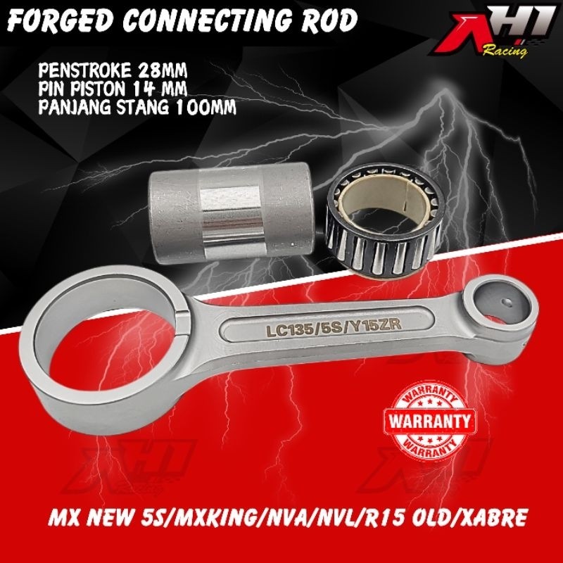 AH1 RACING CONNECTING ROD STANG SEHER FORGED JUPITER MX NEW 5S MXKING VIXION OLD VIXION NEW R15 OLD 