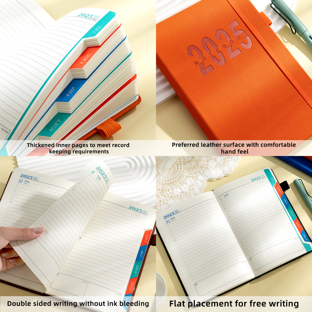 

HJK Warna Kreatif2025 Planner Agenda 160 Sheets Notebook A5 Diary Journal Notebook School Stationary