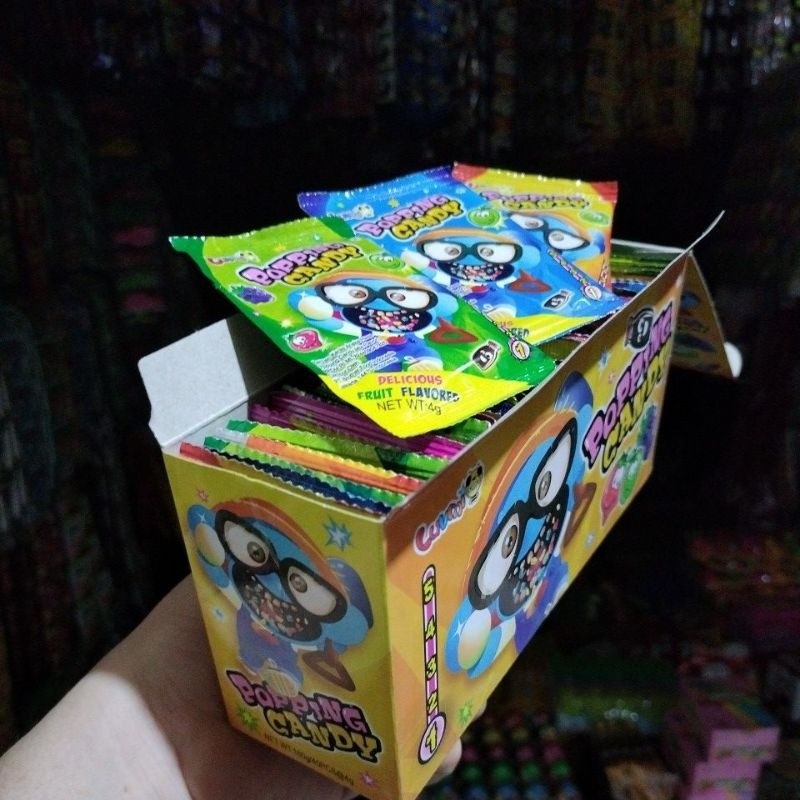 

Luvmi popping Candy harga 1 box isi 40 pics@4g berat bersih 160g
