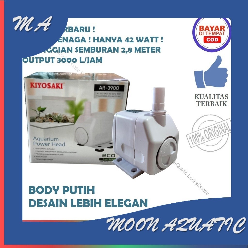 PROMO MURAH POMPA AIR AQUARIUM SEA STAR SP 3900 NAIK 3 METER 3200 LITER COCOK UNTUK POMPA KOLAM FILT