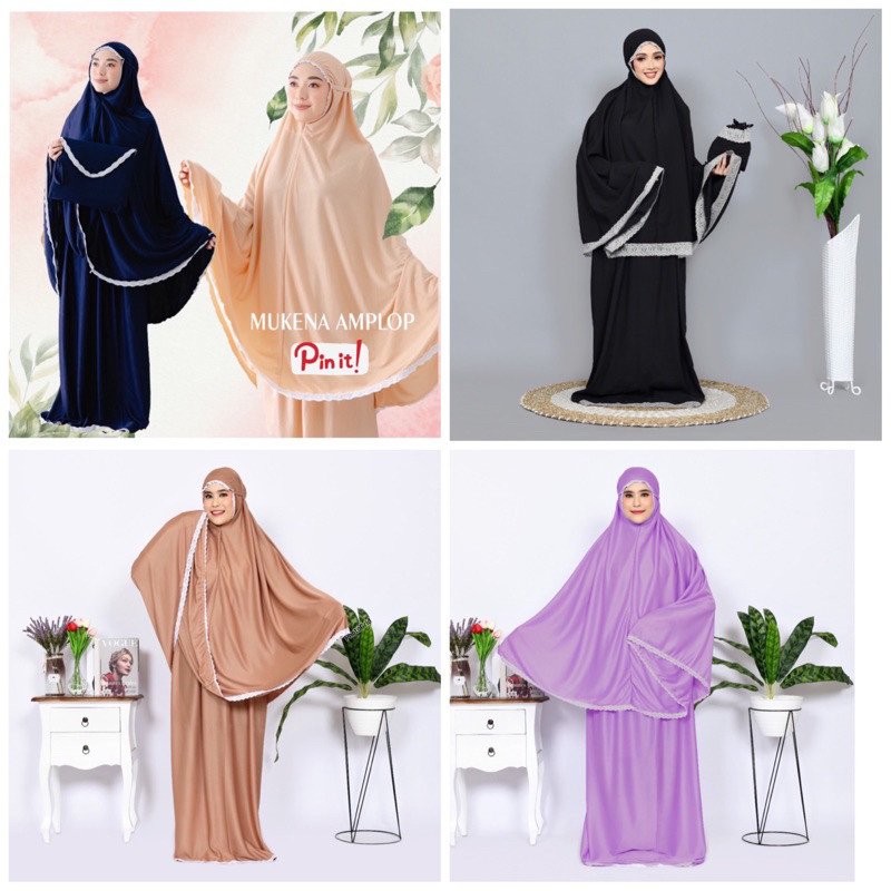 GROSIR 15+ WARNA BAHAN BAGUS MUKENAH AMPLOP MUKENAH DEWASA BANYAK WARNA Gratis Ongkir COD MEDAN TERM