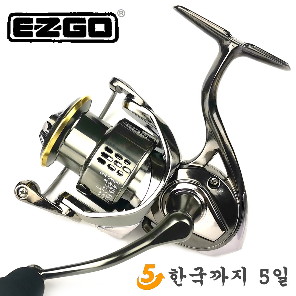 EZGO Saltwater Fishing Reels 10KG 15KG 25KG Drag 1000 2000 3000 4000 Spinning Reel For Sea Jigging O
