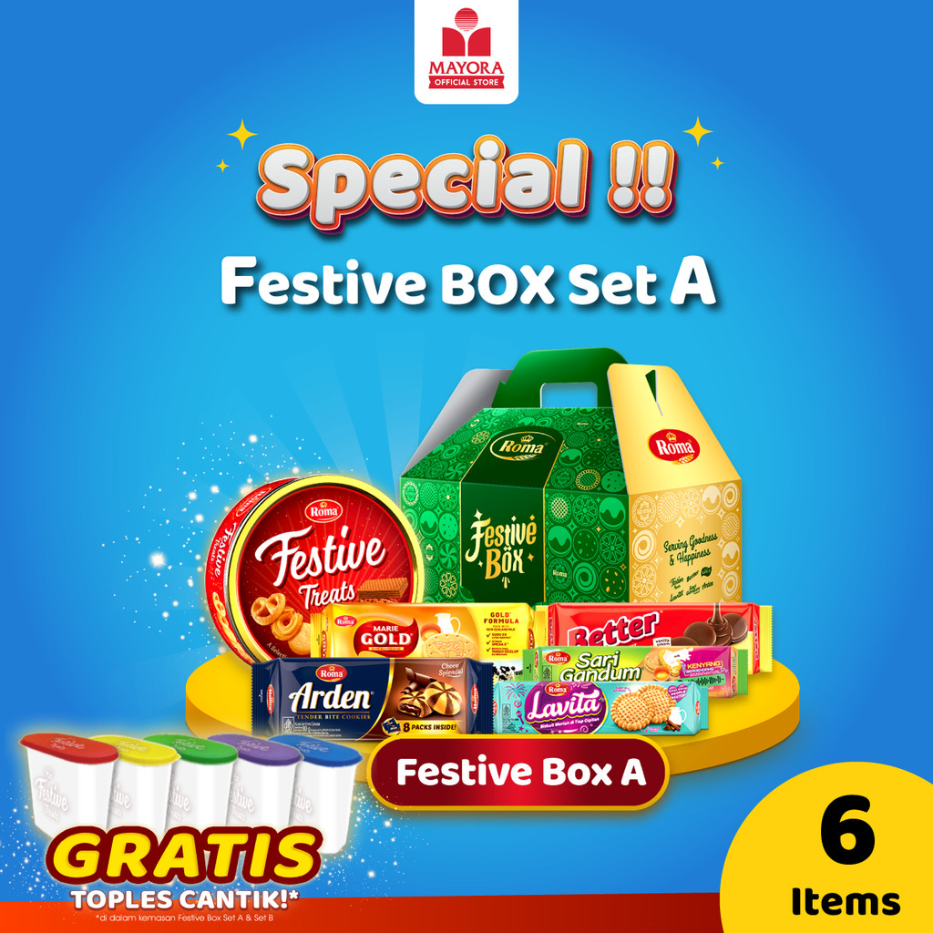 

Hampers Lebaran Ramadan Parsel Mayora Festive Set A