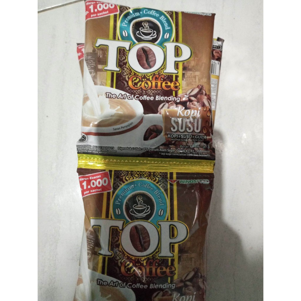 

TOP Kopi Susu 3 In 1 Pack 12 X 31GR