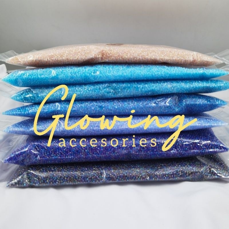 (per PON) MOTE PASIR 12/0 payet JEPANG SUPER dijual per 450gram / PON - GLOWING