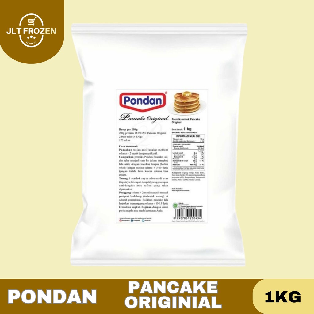 

Pondan Pancake Original 1kg / Premiks Pancake Original / Premiks Pancake 1kg