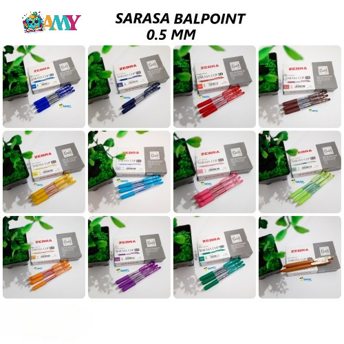 

SARASA BALLPOINT 0.5 MM ( BISA REQ WARNA ) PART 1 AMY STASIONARY