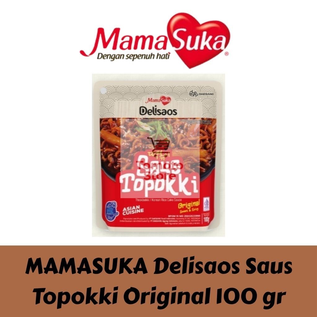 

✨ TOMOTOSTORE ✨ MAMASUKA Delisaos Saus Topokki Original 100 gr