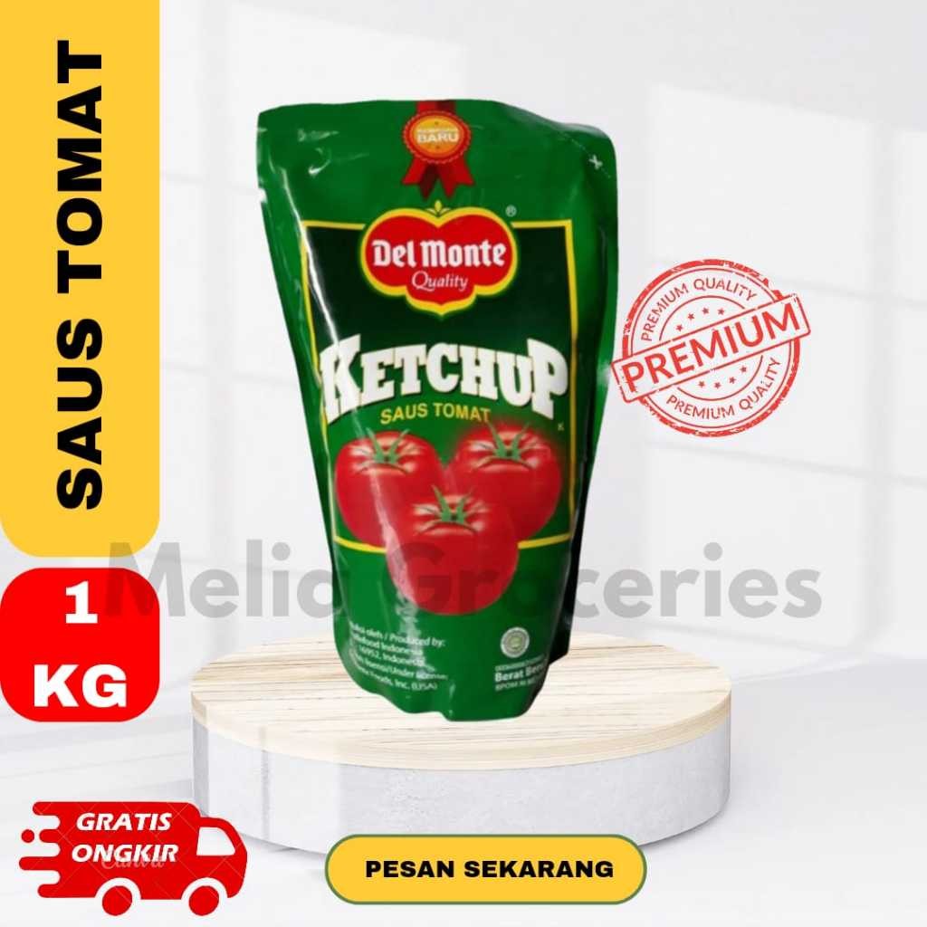 

Del Monte Saus TOMAT pouch 1kg / Delmonte
