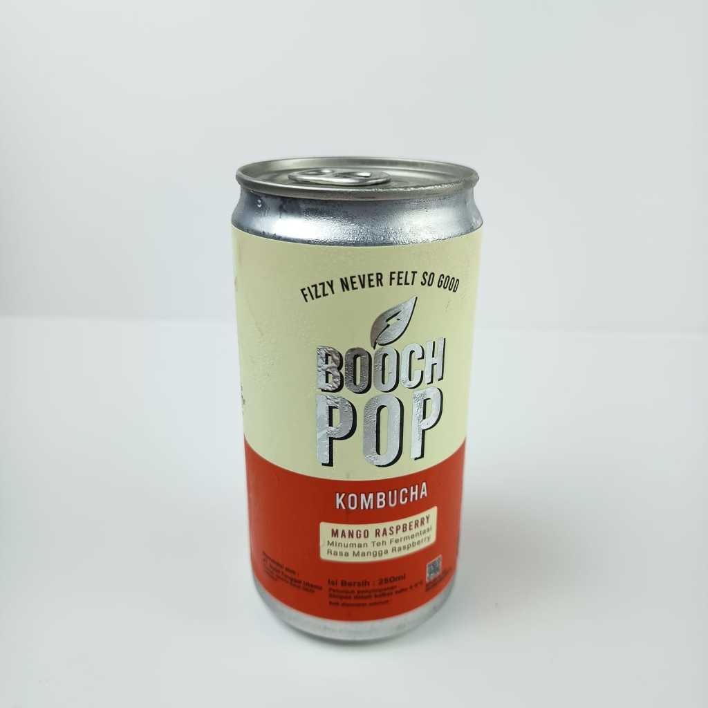 

Booch Pop Kombucha Mango Raspberry 250Ml Minuman Teh Fermentasi Rasa Mangga Raspberry