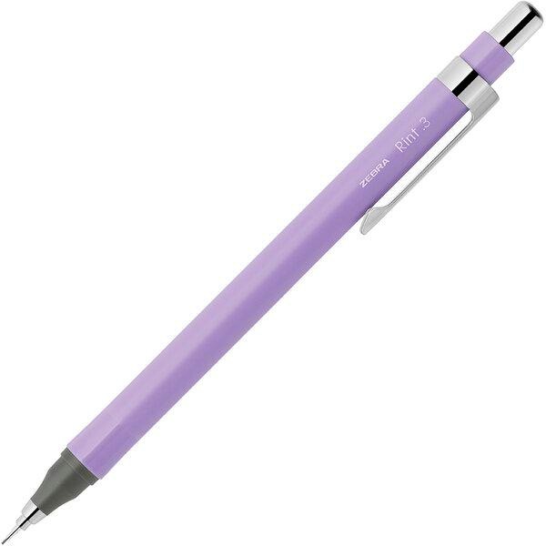 

Zebra Rint Mechanical Pencil with Long Pipe Sleeve 0.3mm 0.5mm Pensil Mekanik MA130 MAS130 - 0.3 Lavender