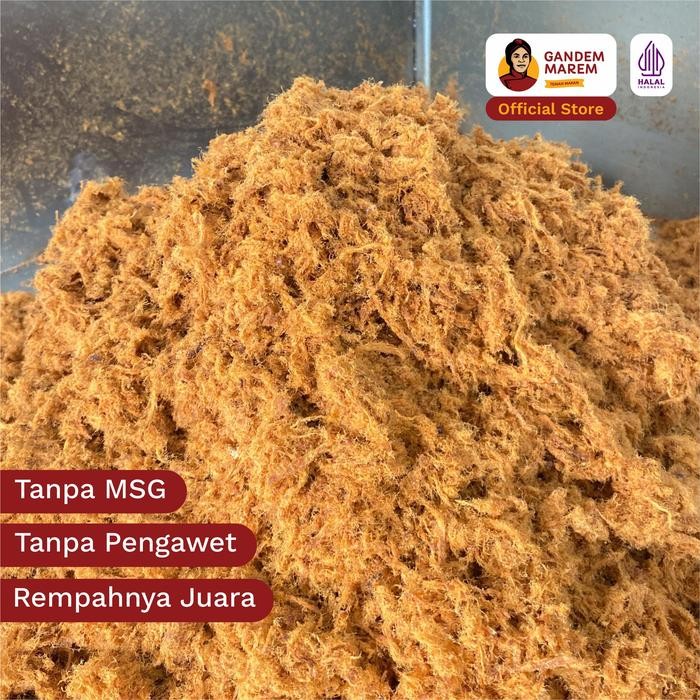 

Abon Sapi Pedas - Gandem Marem - Tanpa MSG, Tanpa Pengawet [terlaris]