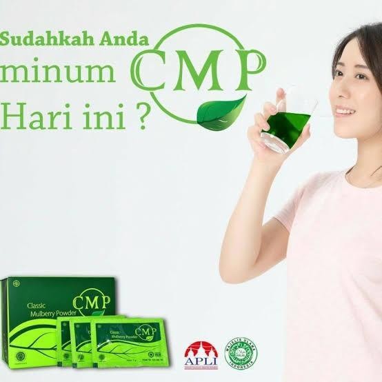 

[1 Box Isi 30 Sachet] CMP HWI Original Minuman & Masker Mint Menyegarkan Minuman Detox