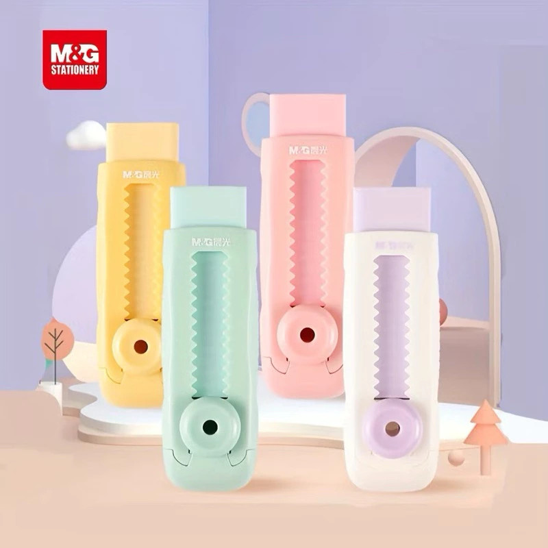 

M&G Sliding Eraser - Penghapus Geser Warna Pastel SATUAN Murah