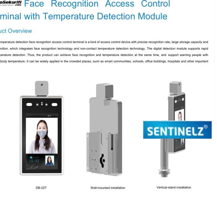 

Face terminal dengan thermal temperature readystock