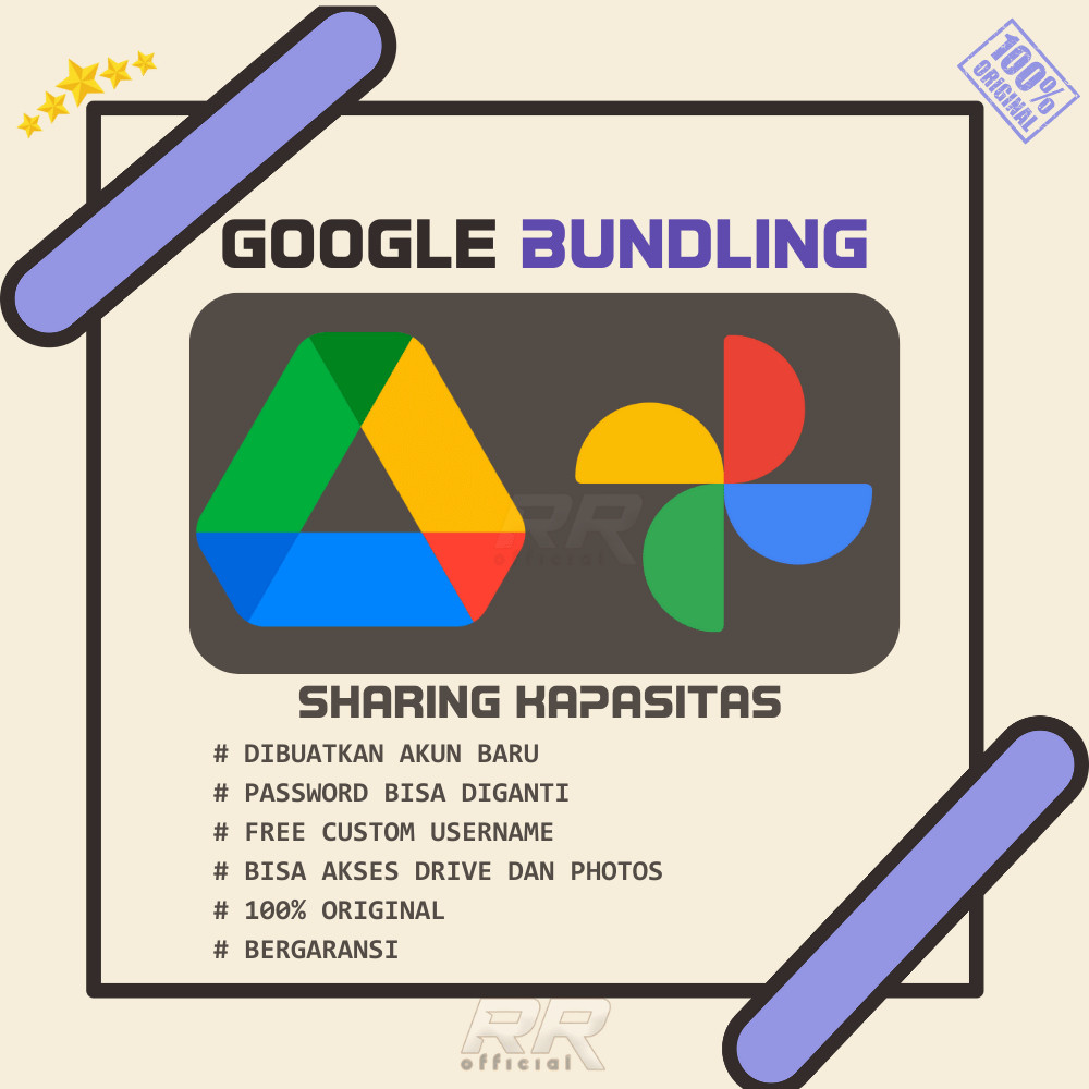 [BUNDLING] Google Drive + Google Photos Unlimited Lifetime