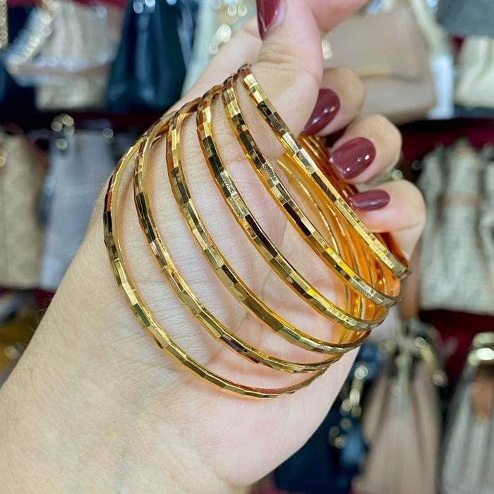 Benika Accesories - Keroncong Dubai Rabbian Style Amara  - Korean Style Anti Karat Aesthetic Titaniu