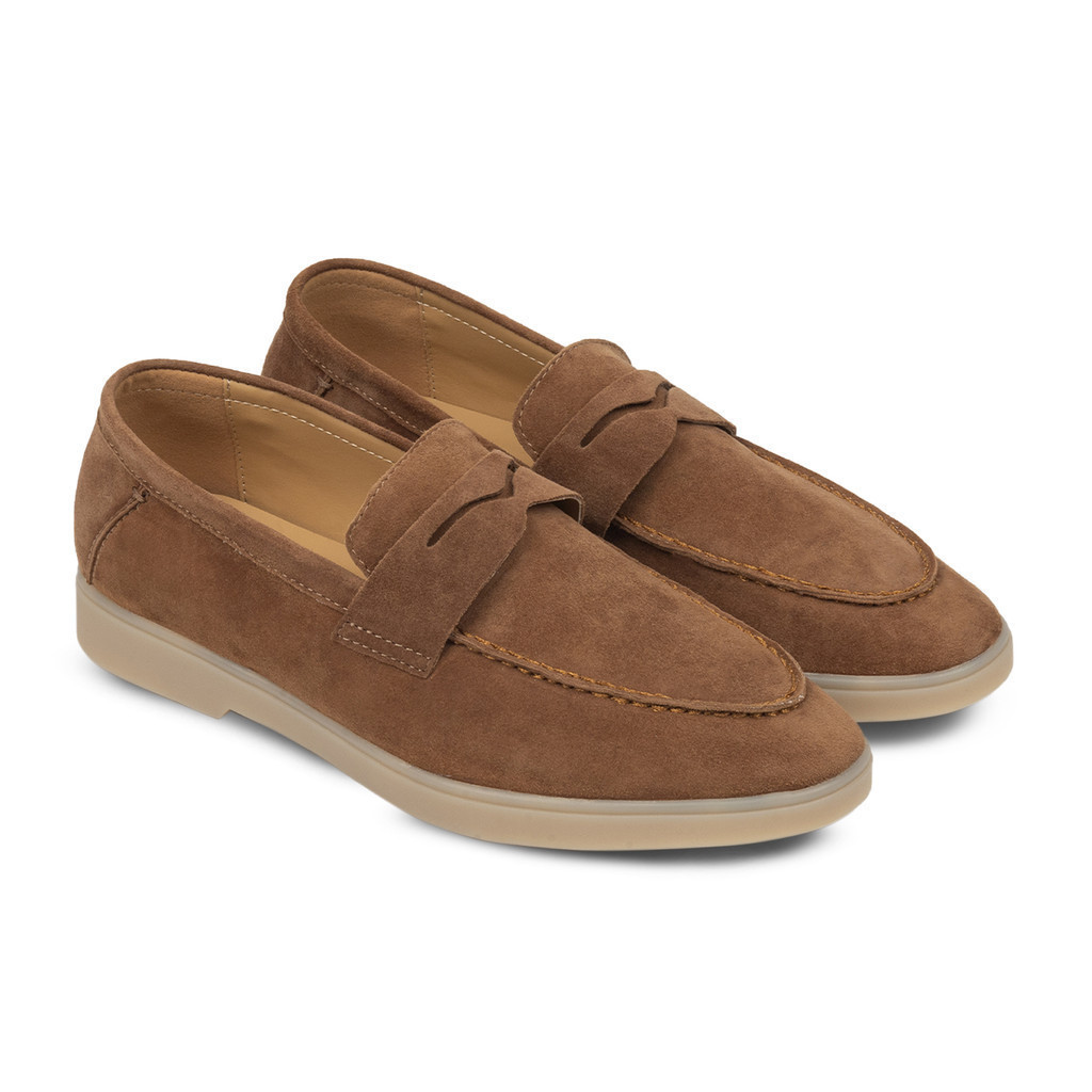 Pier Penny Loafers Brown - Nappa Milano - Sepatu Kulit