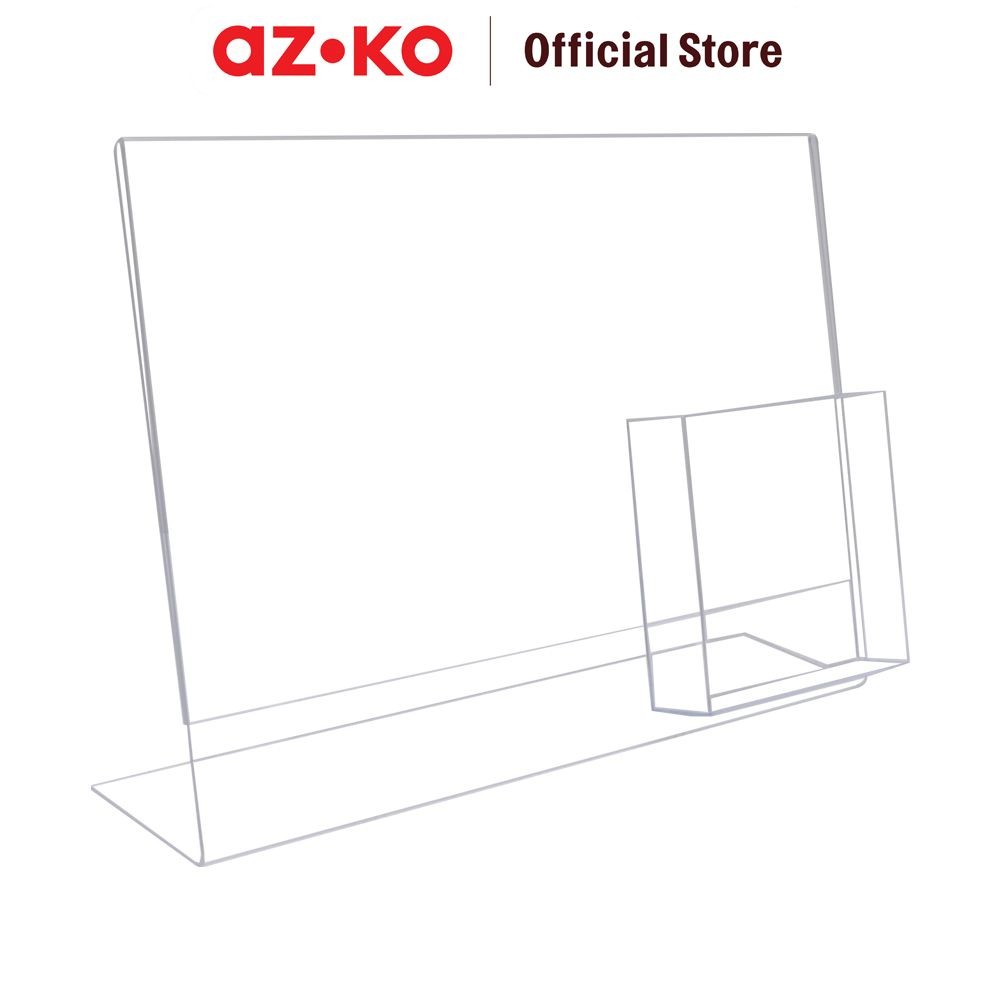 

AZKO Odi Sign Holder L Shape Landscape A4 Dengan Saku 10 Cm