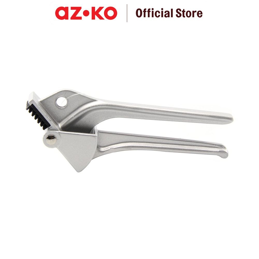 AZKO Krischef Penghancur Bawang Aluminium Matt Pelumat Bawang Bawangan Garlic Press Crusher Kitchen 