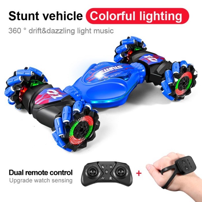 Mainan Outdoor Indoor Mobil Balap Remote Control - RC Climbing Stunt Car
