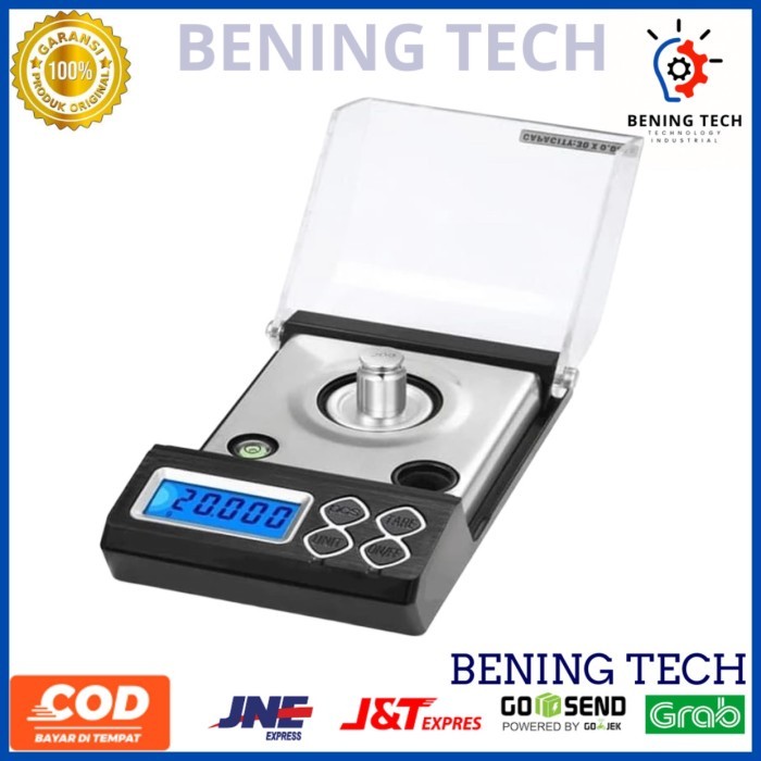 Timbangan 0.001 gram Max 50g Emas Digital 0.001g Obat