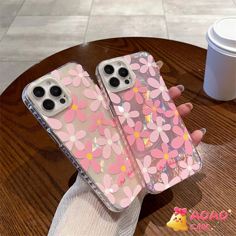 Case HP Untuk IPhone 7Plus 11 15 13 14 12 Pro Max 8Plus XR 7 8 Plus X XS MAX SE 2020 Pola Shell Lett