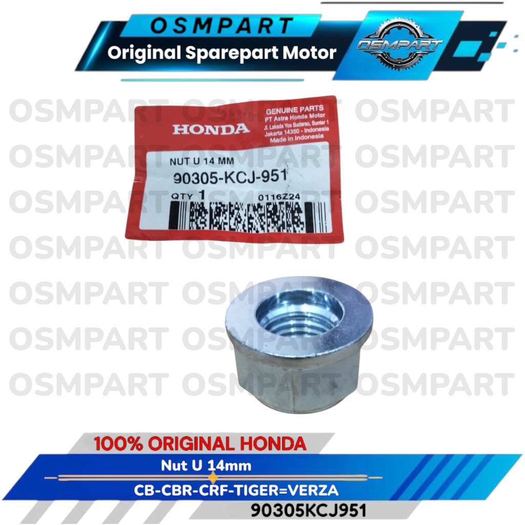 MUR AS RODA BELAKANG CRF CB CBR VERZA TIGER 150 250 R X HONDA ORIGINAL 90305KCJ951