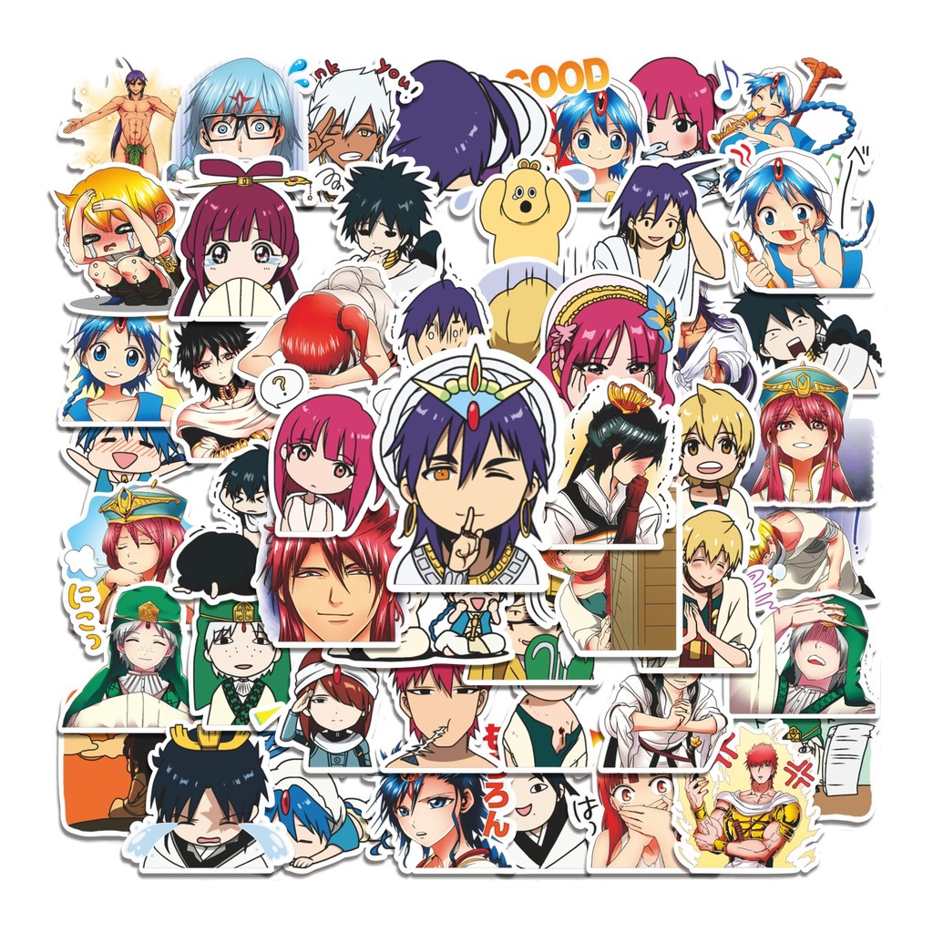 

COD 50 Pcs Stiker Magi The Labyrinth of Magic V2 Lucu Anti Air Untuk Dekorasi Notebook Sepeda Skateboard Handphone DIY